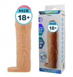PRETTY LOVE - Hani Extended Penis Sleeve (L:18cm - D:3.9cm)